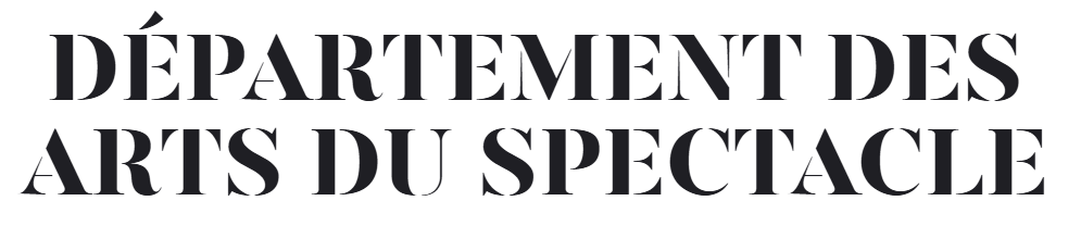 BNF département des arts de la scene