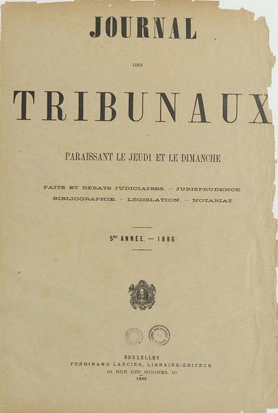 Journal des Tribunaux