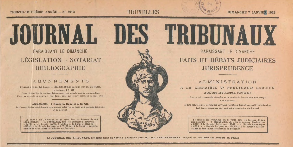 Journal des Tribunaux