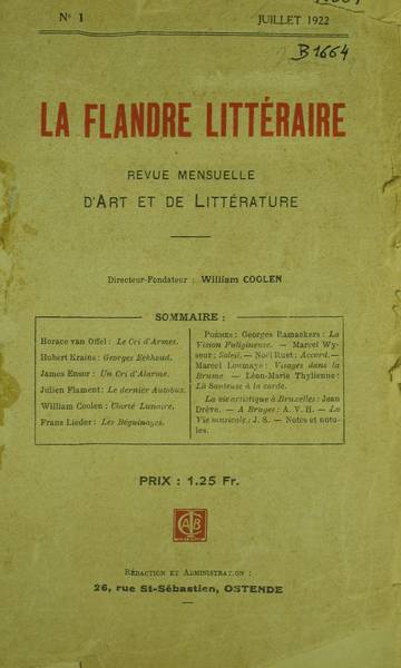 Revue mensuelle d'art et de littérature