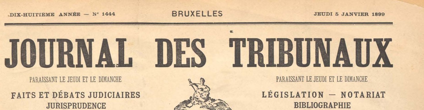 Le Journal des Tribunaux