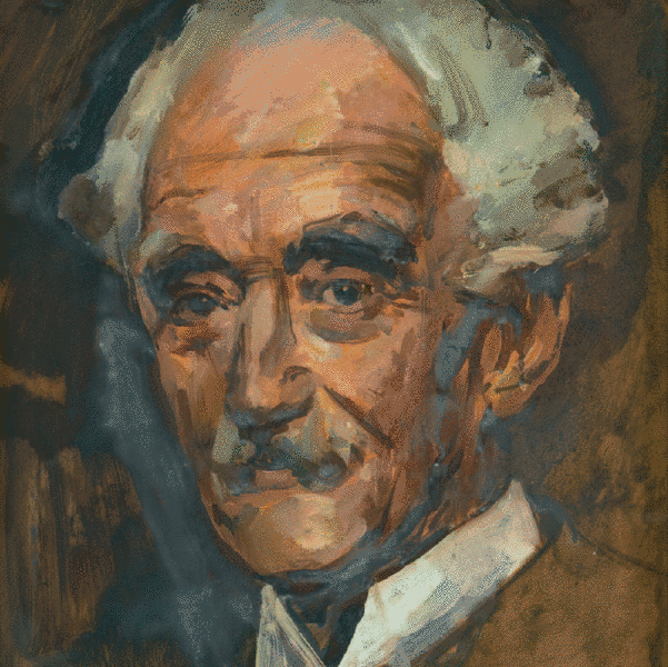Portrait de Paul Hymans par Isidore Opsomer. Photo : J. Geleyns / Ro scan