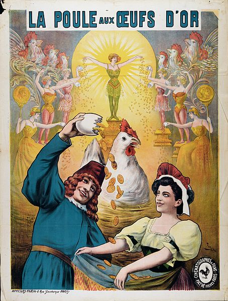 Poule aux oeufs d'or - Cândido de Faria - 1905 
