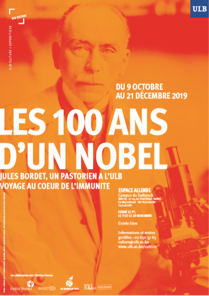 Les 100 ans d'un Nobel: Jules Bordet, un pastorien à l'ULB