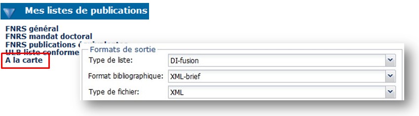 Format XML